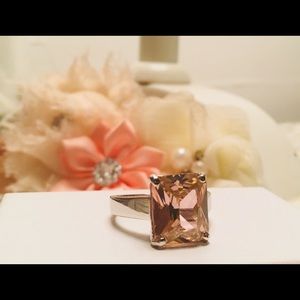 Pink Cubic Zirconia Ring!